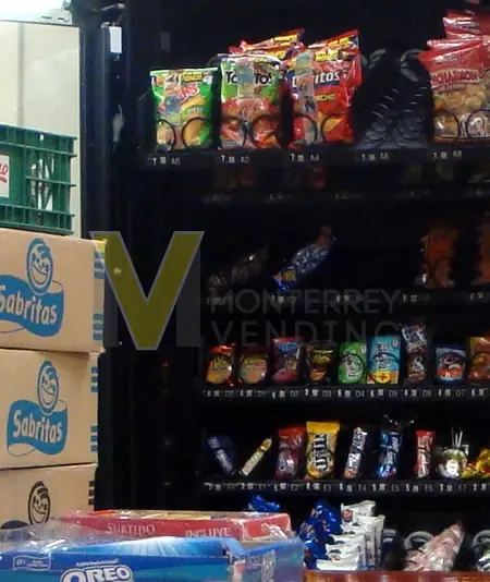 Producto listo para resurtir una máquina